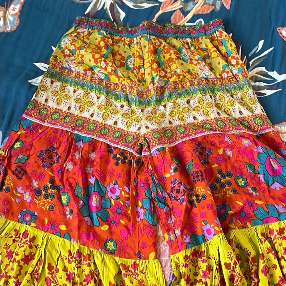 Floral Multicolor Bohemian palazzo pants